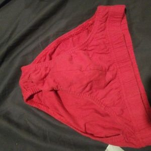 Small red briefs used